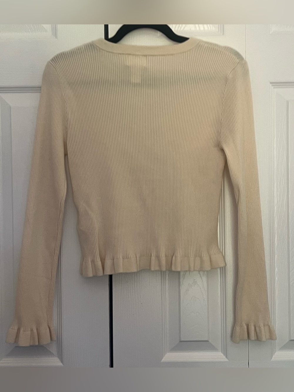 H&M Cream Rib-Knit Button Down Cardigan - Picture 5 of 5